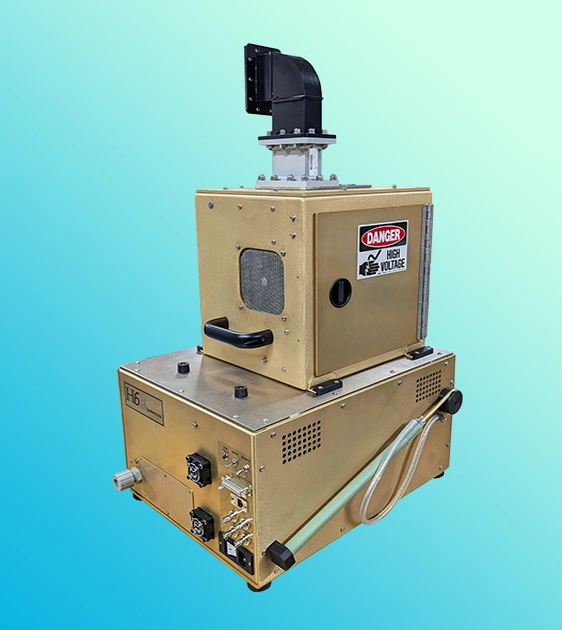 A 300kW magnetron transmitter A 300kW magnetron transmitter.